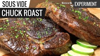 Sous Vide CHUCK ROAST Steak Experiment [upl. by Saxen]