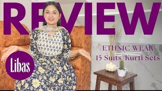 Latest Collection of Suit set from LIBAS UPTO 70 OFF 2024  Tryon  Honest Review  Nikita Pathak [upl. by Elmaleh]