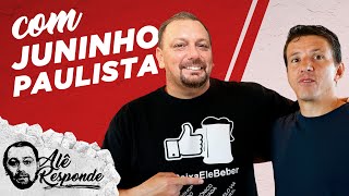 quotLEVEI UMA PORRADA DO EDMUNDO NA CARAquot  Juninho Paulista no Alê Oliveira Responde 140 [upl. by Vookles]