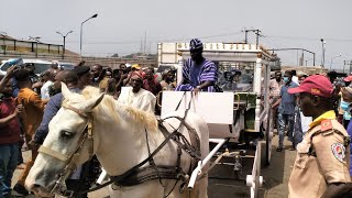 Live As B0dy Of Olubadan Oba Lekan Balogun Arrive Mapo Hall For Lying In State And the final Burial [upl. by Nohs]