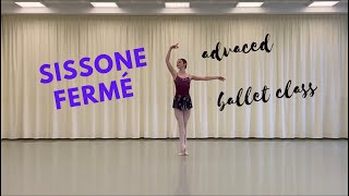 httpswwwprimaballetclasscom Sissone Fermé  Centre  Advanced [upl. by Snell]