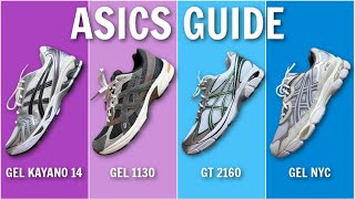 THE ULTIMATE ASICS GUIDE  Asics Gel Kayano 14 Gel 1130 GT 2160 GEL NYC  SIZING  more [upl. by Sandi]