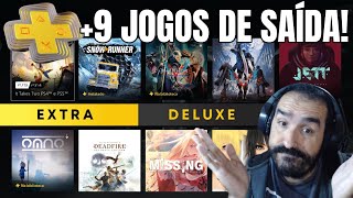 9 jogos saindo da PS Plus Extra e Deluxe Agora em Janeiro de 2024 [upl. by Lasyrc599]