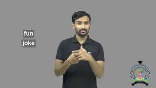 quotFunquot and quotJokequot  Learn Indian Sign Language  How to Sign [upl. by Obeded]