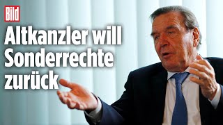 Gerhard Schröder verklagt Bundestag [upl. by Shultz]