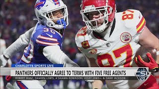 Panthers agree to terms with five free agents [upl. by Eibur]