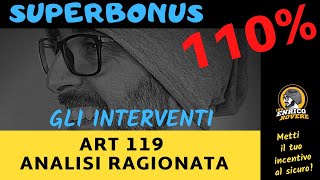 Superbonus 110RISTRUTTURARE GRATIS Superecobonus 110  Quando e comeAnalisi interventi previsti [upl. by Maletta]