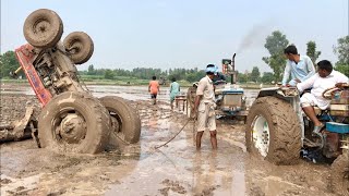 Tractor accident NH 640 Rescue Team Ford 3610400046004610 [upl. by Jocelin]