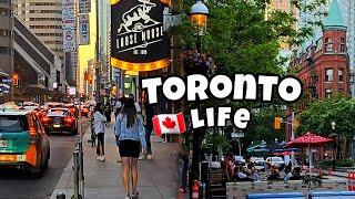 Toronto life Downtown Toronto Canada 🇨🇦 4K [upl. by Scrivings]