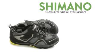 Shimano SHCT70 Recreational Cycling Shoes  SPD For Men [upl. by Rolyab]