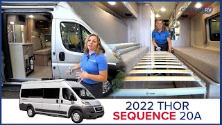 2022 Thor Sequence 20A Class B Motorhome Walkthrough Tour [upl. by Ramey]