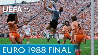 Netherlands v Soviet Union 1988 UEFA European Championship final highlights [upl. by Seuqcaj]