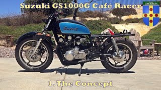 Suzuki GS1000G café racer  The Concept [upl. by Nathalia186]