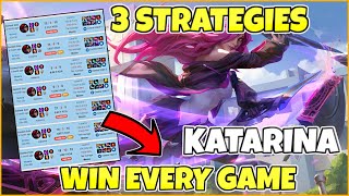 THE BEST KATARINA ROAMING STRATEGIES TO WIN EVERY GAME  UNDER 7 MINUTES S12 LOL GUIDE [upl. by Ahsinar]