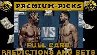 UFC fight night Cannonier vs Imavov predictions and bets [upl. by Chilt613]