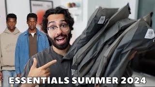 FEAR OF GOD ESSENTIALS SUMMER 2024 REVIEW AND SIZING [upl. by Sirob]