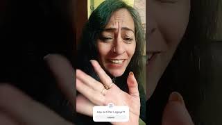 Aap ne Filter Lagaya comedy funny voice trending aartisingh subscribetomychannel [upl. by Nirroc]