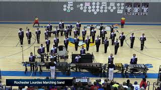 Rochester Lourdes Marching Band  Indoor Performance at 2023 Waseca Marching Classic [upl. by Adnerb]