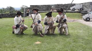 French Drill and Musket Demonstration [upl. by Enyluqcaj]