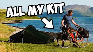 My 3 Day Bikepacking Kit List  Everything I Brought To Scotland [upl. by Cob]