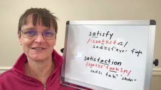 How to Pronounce Satisfy Satisfaction and Dissatisfaction [upl. by Werd]