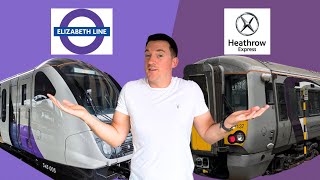 Heathrow Express vs Elizabeth Line [upl. by Walling]