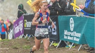 Marathon Du MontBlanc 2016 I 3rd place I Finish  Ekaterina Mityaeva [upl. by Nossila578]