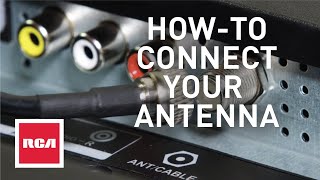 How To Connect Your Antenna to Your TV [upl. by Civ]