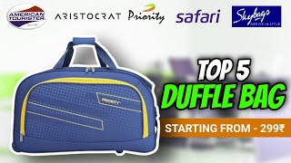 Top 5 Best Duffle Bag In India 2024  2 Wheel Duffle Travelling Bag  Duffle Bags  Prices  Reviews [upl. by Uke]