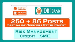 BoB and IDBI Specialist Recruitment Notifications for Bankers [upl. by Barnes498]