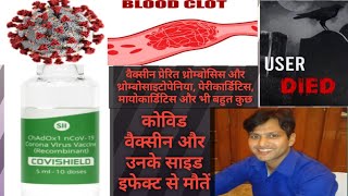 Covid Vaccine Side effects in HindiUrdu Covishield Astrazeneca Moderna Pfizer Janssen [upl. by Didi]