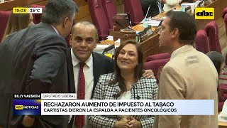 Cartismo ignora a pacientes con cáncer y rechaza elevar impuesto al tabaco [upl. by Shurwood]