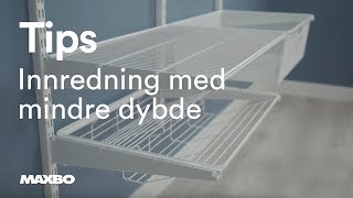 Innredning med mindre dybde [upl. by Netnilc]