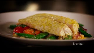 Breville Presents a Lemon Baked Snapper Recipe by Chef Jeremy Sewall in Fishing for Real [upl. by Ayarahs]