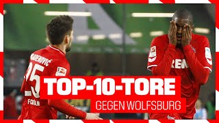 Top10Tore gegen Wolfsburg  1 FC Köln [upl. by Kemble]