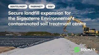 Secure landfill expansion for the Signaterre Environnement contaminated soil treatment centre [upl. by Sykes]