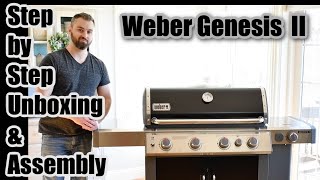 Weber Genesis E335 2022 Model  Unboxing and Assembly  weber [upl. by Kcirrag470]