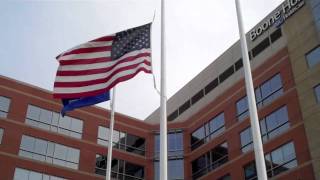 Veterans Day flag raising [upl. by Sheeree]