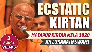 Ecstatic Kirtan  HH Lokanath Swami Maharaj  Mayapur Kirtan Mela 2020 [upl. by Adil]