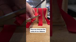 How to chevron the end of a ribbon [upl. by Fesuy]