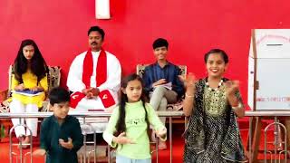 Joshua ne Jerico kaise Giraya  children dance video Church Grace Methodist Church worship dance [upl. by Drahsar735]