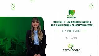 Webinar  Seguridad de la información y Sanciones en el régimen General de Protección de Datos [upl. by Sansone]