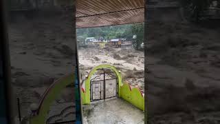 Floodwatters Aerial 🚡🚡 view of the Destruction youtubeshorts bigflood shorts viralvideos [upl. by Ambur27]