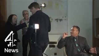 Robert Downey Jr walks out of interview when asked questions about past [upl. by Nauqel]