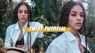 MARLEY TWIST  SENEGALESE TWIST QUICK TUTORIAL [upl. by Bilak]