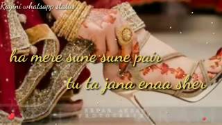 Laung Laachi Title  Mannat Noor  Ammy Virk  WhatsApp Status Video Sandali Sandali naina vich [upl. by Nohtahoj617]