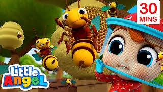 Silly Kooky Bugs Park Song More  Little Angel Color Songs amp Nursery Rhymes  Learn Colors [upl. by Bryanty]