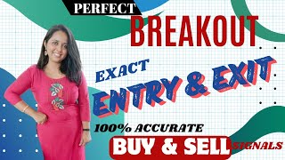 Perfect Breakout Trading Strategy  How To Identify Exact Entry amp Exit Points hindi nse mcx [upl. by Aenal652]