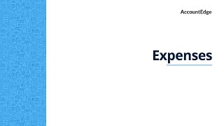 Quick View Expenses in AccountEdge [upl. by Raffin]
