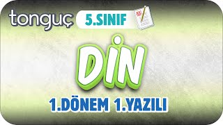 5Sınıf Din 1Dönem 1Yazılıya Hazırlık 📝 2024 [upl. by Ethbun]